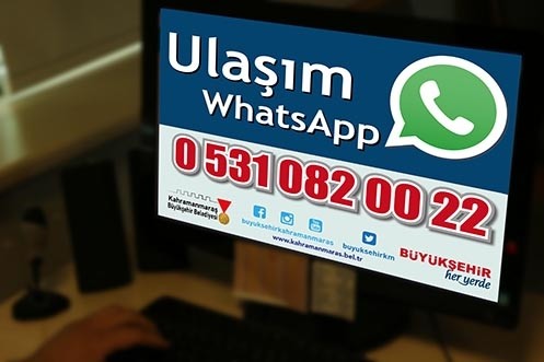 Ulaşım Whatsapp Hattı Kuruldu
