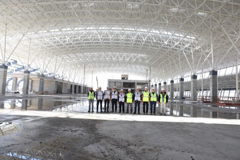 8 milyon yolcu kapasiteli havalimanı inşaatında çalışmalar sürüyor