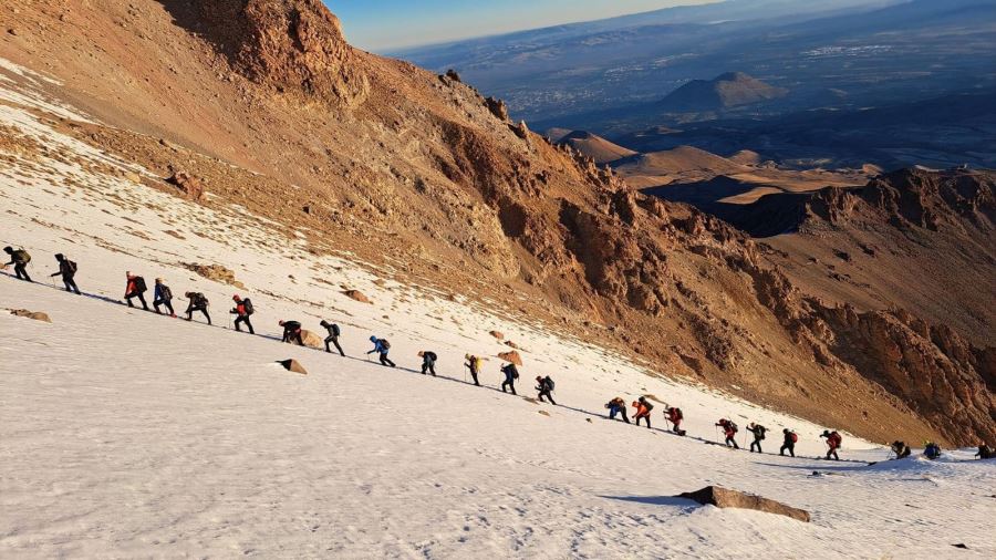 Erciyes Zirvesinde “29 Ekim”  Kutlaması