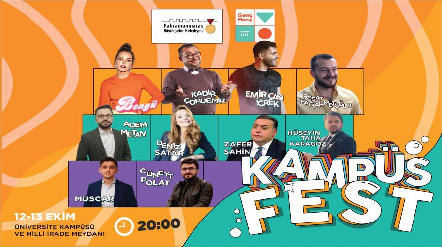 “Kampüs Fest” festivali 12 Ekim’de başlıyor