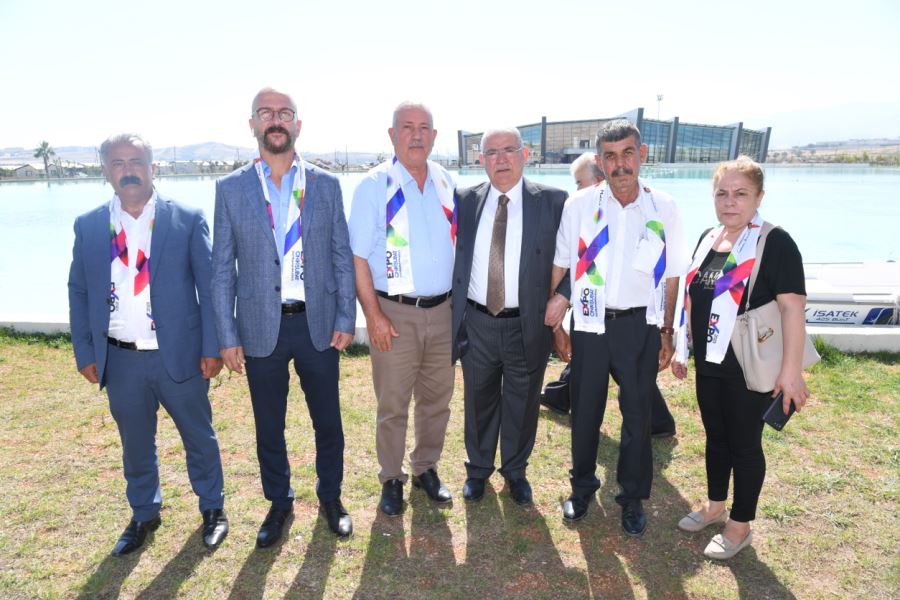 CHP ile İYİ Parti’nin il ve ilçe teşkilatları, EXPO 2023 alanını gezdi