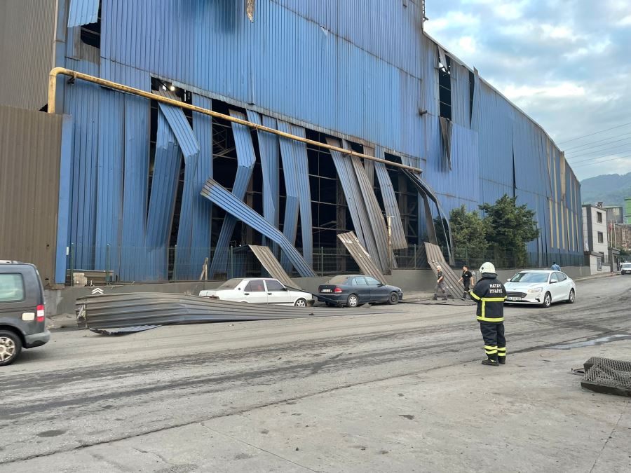 Demir çelik üretim tesisinde meydana gelen patlamada 6 kişi yaralandı