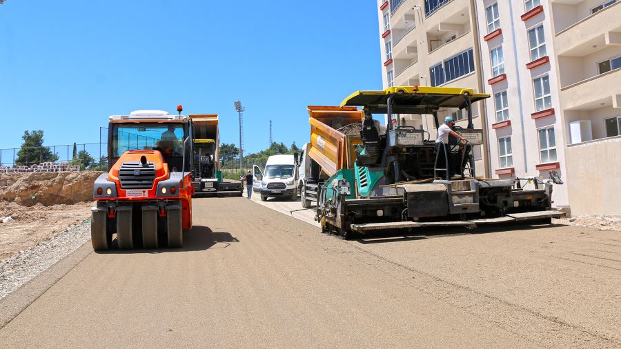 Yıldızkent yolu asfaltlanıyor
