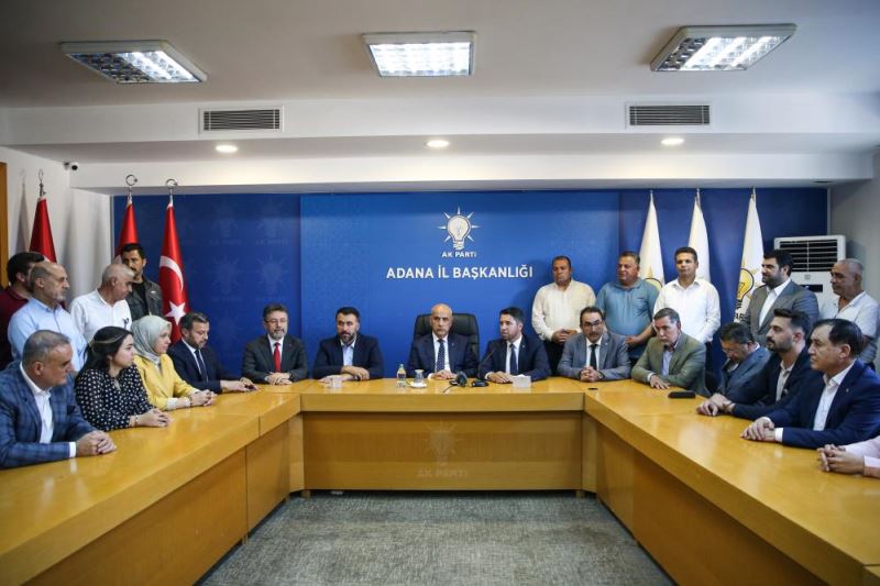 Bakan Vahit Kirişci, AK Parti Adana İl Başkanlığını ziyaretinde konuştu: