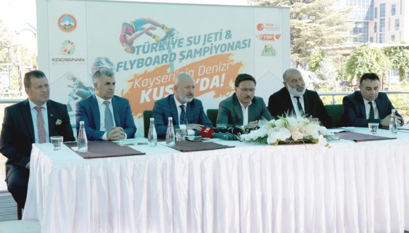 Türkiye Su Jeti ve Flyboard Şampiyonası heyecanı Kayseri