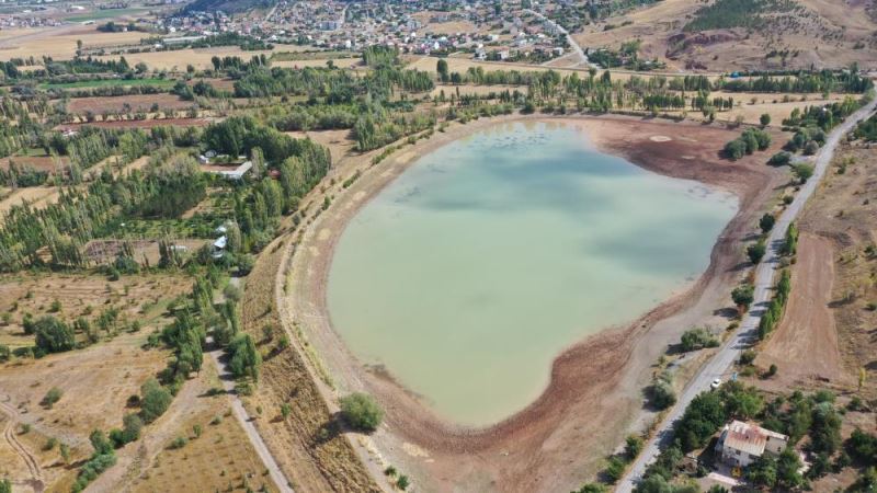 Kuraklıktan etkilenen Serpincik Göleti