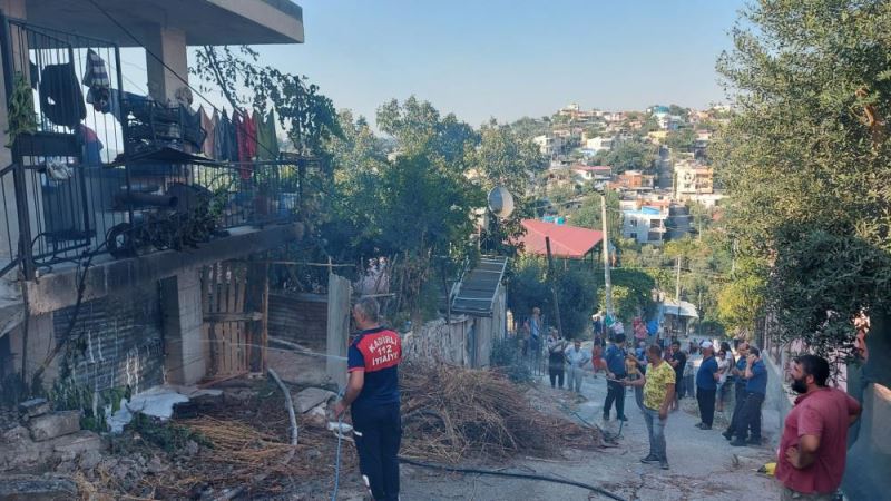 Osmaniye’de evin bodrumunda çıkan yangın söndürüldü