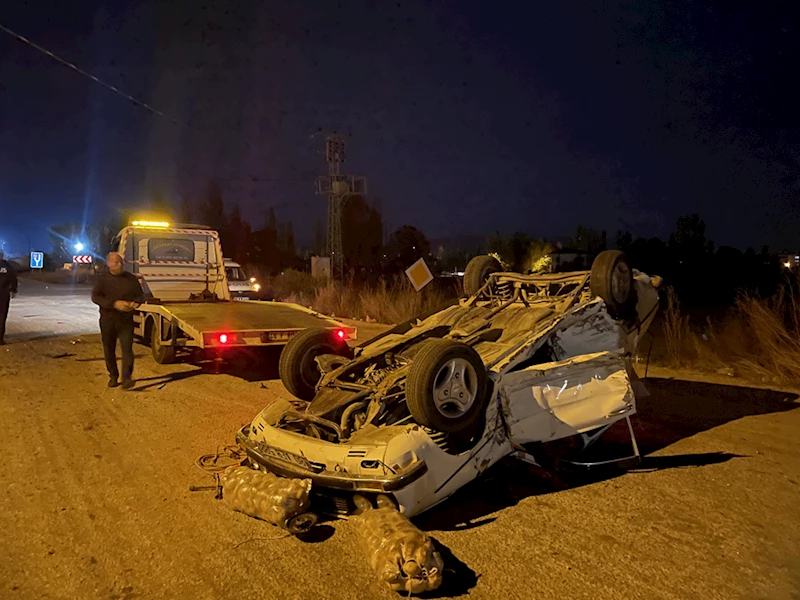 Kahramanmaraş’ta iki otomobilin çarpıştığı kazada 2 kişi yaralandı