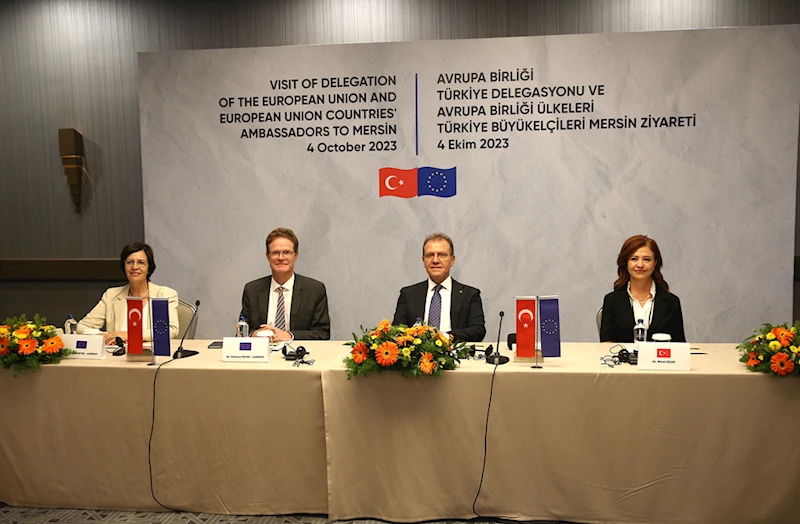 AB Türkiye Delegasyonu Başkanı Büyükelçi Meyer-Landrut Mersin