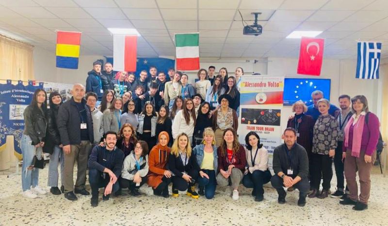 Kayserili öğrenciler Erasmus projesiyle İtalya