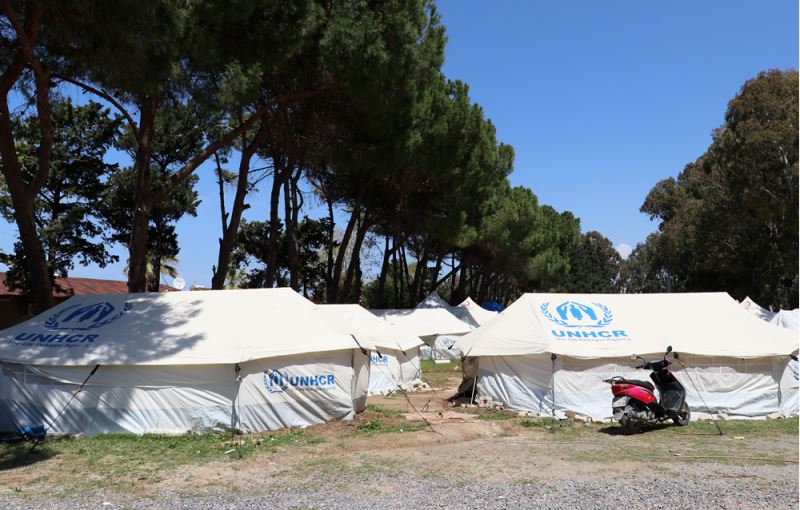 Yazlıkçıların kamp merkezi depremzedelerin yeni yuvası oldu