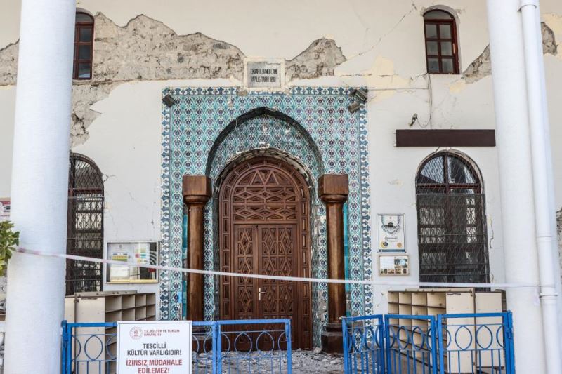 Depremde ağır hasar alan 133 yıllık tarihi cami aslına uygun restore edilecek