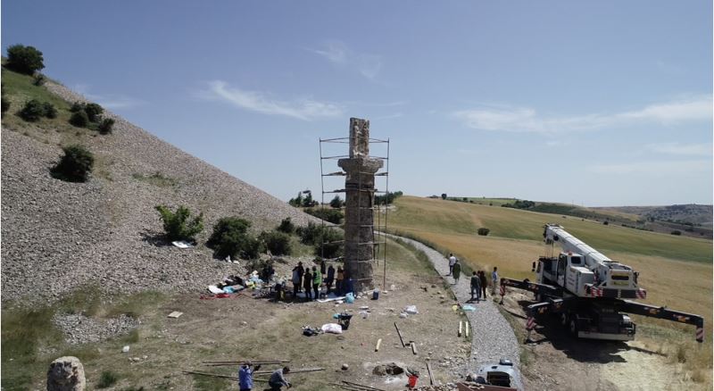 Depremlerde zarar gören Karakuş Tümülüsü restorasyon sonrası ziyarete açıldı