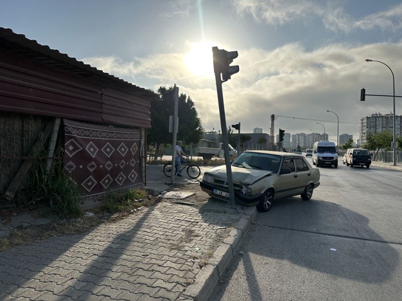 Çalıntı otomobille kaçmaya çalışan kişi yakalandı