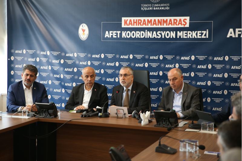 Çalışma ve Sosyal Güvenlik Bakanı Işıkhan, Kahramanmaraş
