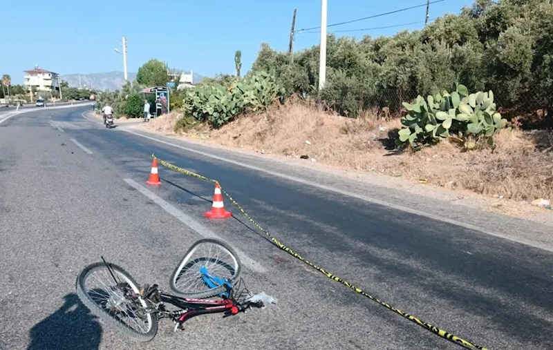 Otomobilin çarptığı bisikletli çocuk öldü 