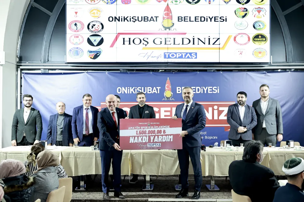 Başkan Toptaş’tan 48 spor kulübüne 1,5 milyon TL’lik destek 