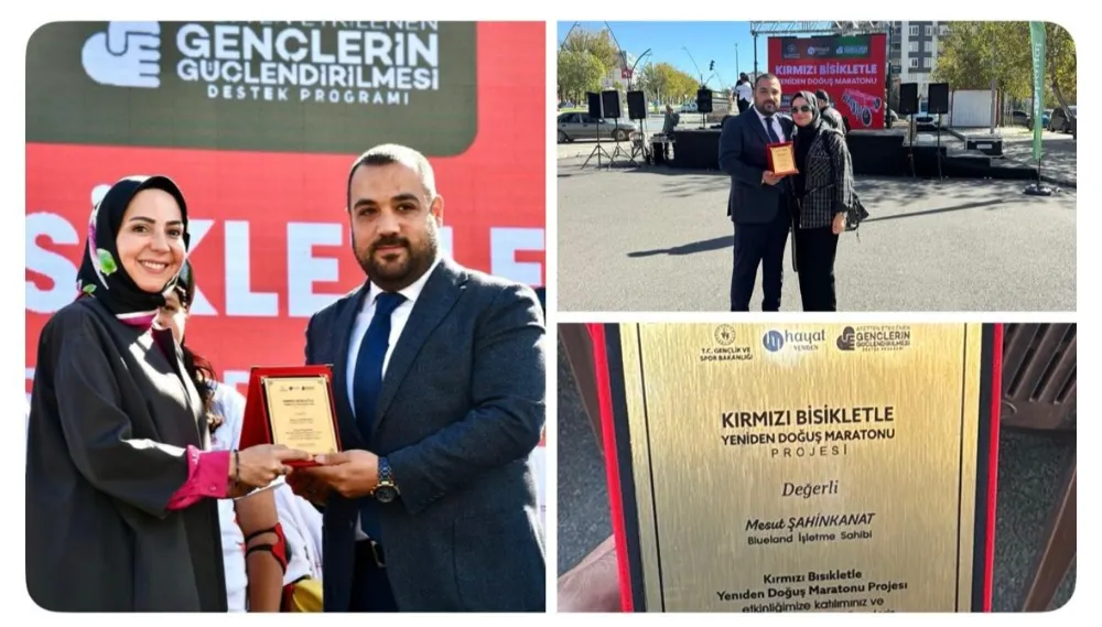 İş İnsanı Mesut Şahinkanat’a Anlamlı Plaket