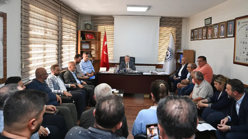 Başkan Görgel, Sanayi Sitesi Esnafıyla Bir Araya Geldi