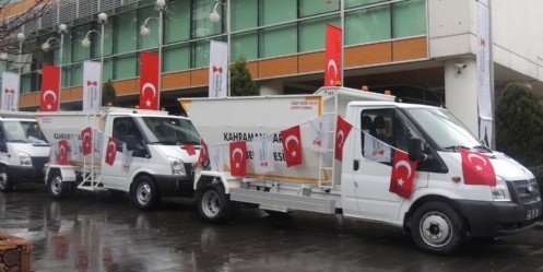 Yeni damperli kamyonetler hizmete başlıyor