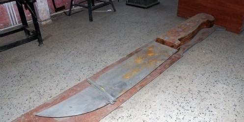 3 metre 31 santimli bıçak 