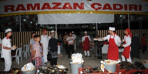 Kahramanmaraş`ta iftar çadırında kavga