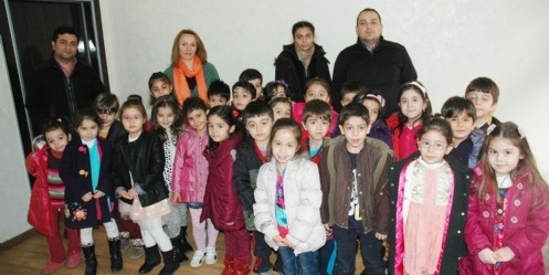 Minik öğrencilerden matbaa gezisi