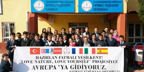 Fatmalı Yeşilkent Ortaokulu Avrupa Yolcusu