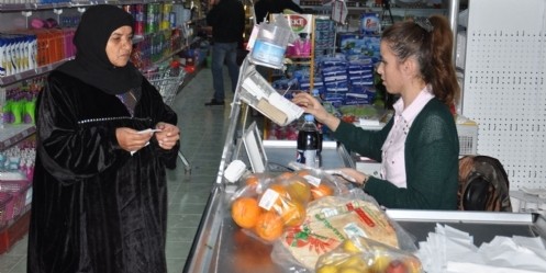 Suriyelilere alışveriş kolaylığı