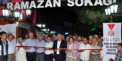 Elbistan`da ``Ramazan Sokağı`` Açıldı