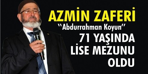 71 Yaşında Örnek Bir Başarı