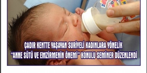 Suriyeli Kadınlar Bilgilendirildi 