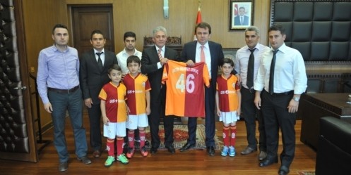 Galatasaray`dan Başkan Erkoç`a ziyaret