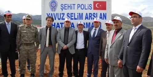 Şehit Polisin adı hatıra ormanında yaşayacak