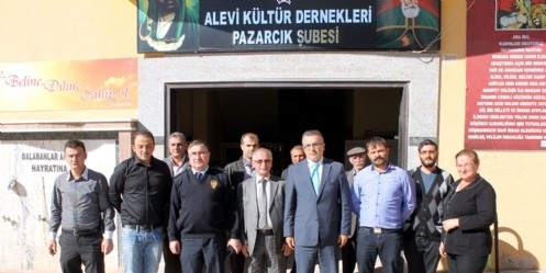 Pazarcık`ta Alevi Kültür Derneği`ne ziyaret