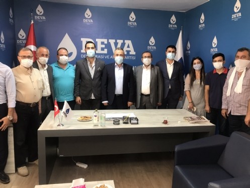 CHP Onikişubat İlçe Başkanından DEVA Partisine Hayırlı Olsun Ziyareti