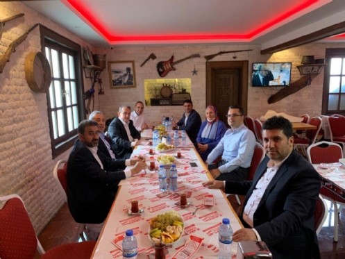 Sadullah Ergin`den Deva Partisi Kahramanmaraş İl Yönetimine Ziyaret