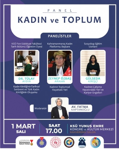 Büyükşehir`den `Kadın ve Toplum` Paneli