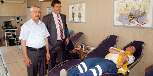 Afşin`de kan bağışı kampanyası 