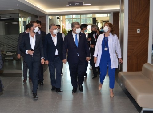 Sağlık bakanı Dr. Fahrettin Koca Sular Akademi Hastanesi`nin Açılışına Katıldı