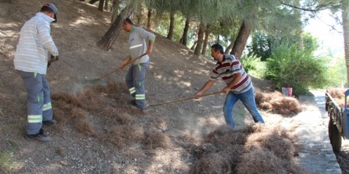 Kale çevresinde temizlik
