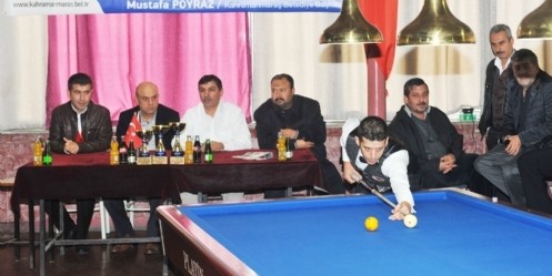 Özel 3 bant bilardo şampiyonası yapıldı