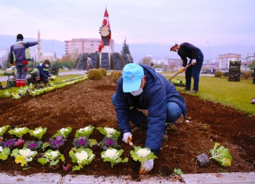 Şehir Çiçeklerle Renklendi