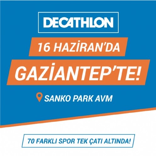
Uluslararası Spor Malzemeleri Mağaza Zinciri ``DECATHLON``, Doğu ve Güneydoğu`da İlk Mağazasını Yarın SANKO Park`ta Açacak
