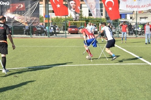 Ampute Futbol Karşılaşması Türkoğlu`nda