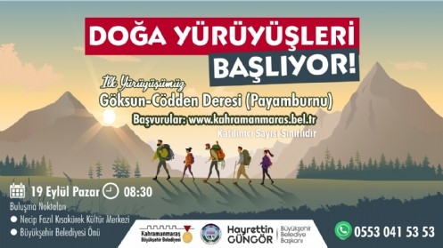 Büyükşehir Doğa Yürüyüşleri Başlıyor!