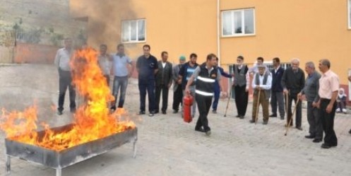 Huzurevi`nde Yangın Tatbikatı