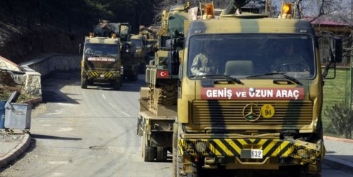 Alman askerleri, Gazi Kışlası`nda incelemelerini sürdürüyor 