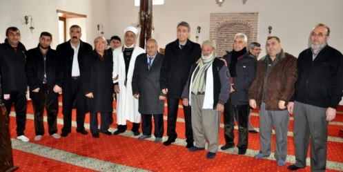 Restorasyonu tamamlanan tarihi cami ibadete açıldı
