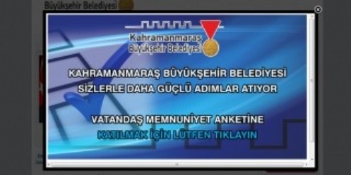 Büyükşehir Belediyesin`den Anket